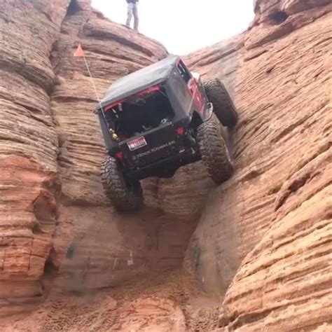 jeep climbs   vertical rock  video car talk nigeria