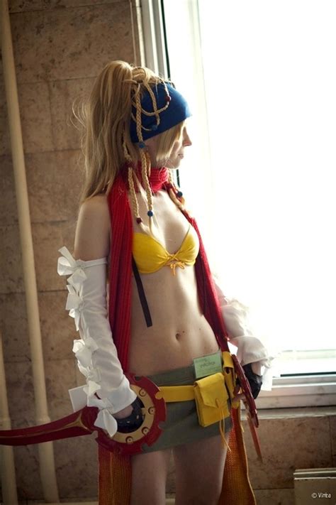 Sexy Final Fantasy X 2 Thief Rikku Cosplay Girls Anime
