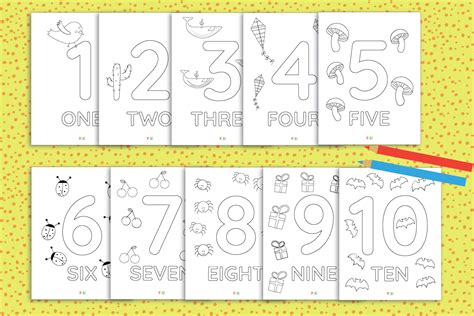 printable numbers coloring pages