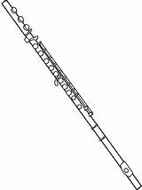 Flute Coloring Pages Printable Results sketch template