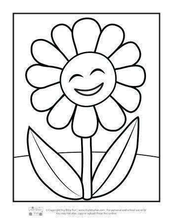 flower coloring pages  kids itsybitsyfuncom
