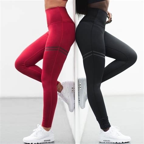 Yoga Leggings Sports Exercise Running Pants Fitness Workout Clothes