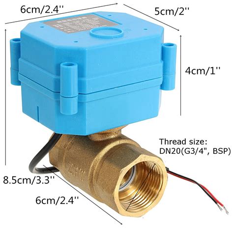 dc  dn cr   brass motorized valve electrical ball valve sale banggoodcom