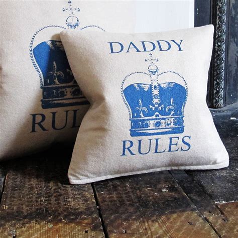 Daddy Rules Cushion By Rawxclusive