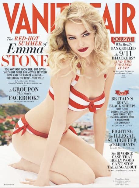 Emma Stone Covers Vanity Fair Recalls Hayden Panettiere