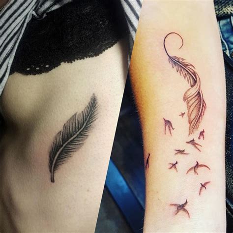 Beautiful Feather Tattoos