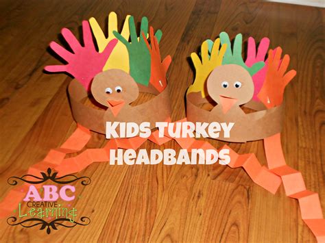 turkey headband craft  kids
