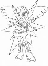 Pony Little Equestria Girls Coloring Pages Getcolorings Colo Getdrawings sketch template