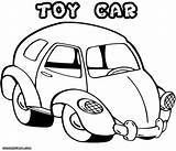 Toy Car Coloring Pages Toys Drawing Colorings Print Book Getdrawings Popular sketch template