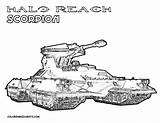 Coloring Halo Pages Tank Printable Books Print Popular sketch template