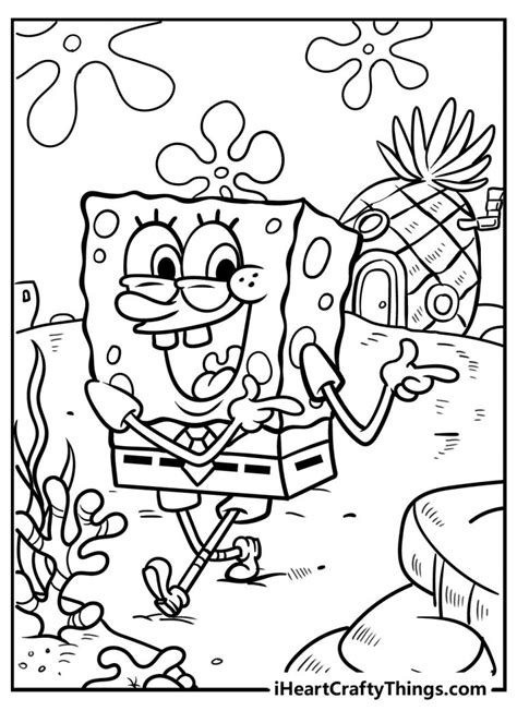 super fun spongebob coloring pages updated