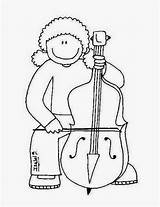 Instrumentos Violoncelo Cuerda Musicales Tocando Niños Contrabajo Laminas Cello Tudodesenhos sketch template