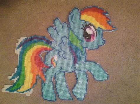 rainbow dash template   comments rbeadsprites