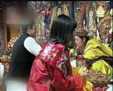 Bhutan Royal Couples First Public Kiss