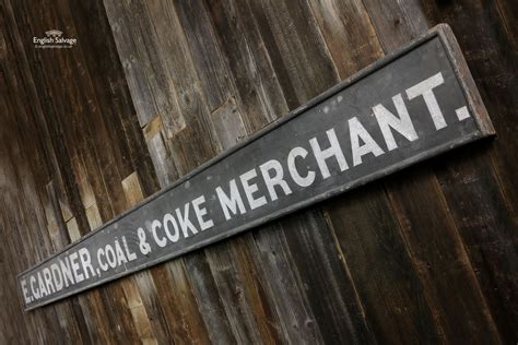 vintage  gardner coal coke merchant sign