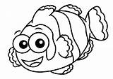 Ikan Mewarnai Nemo Lucu Animasi sketch template