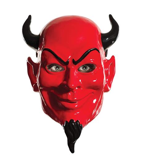 cosplay delicated smile red devil mask festival party halloween