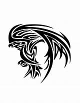 Tribal Eagle Tattoo Tattoos Designs Deviantart Phoenix Getdrawings Wing Drawing sketch template