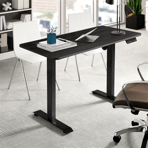walnew office desk electric standing desk  height adjustable computer stand  table home