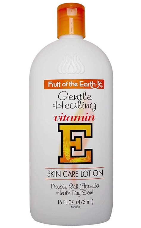 fruit   earth vitamin  lotion double rich formula heals dry skin