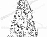 Coloring Tree Lonely Designlooter Christmas Print sketch template