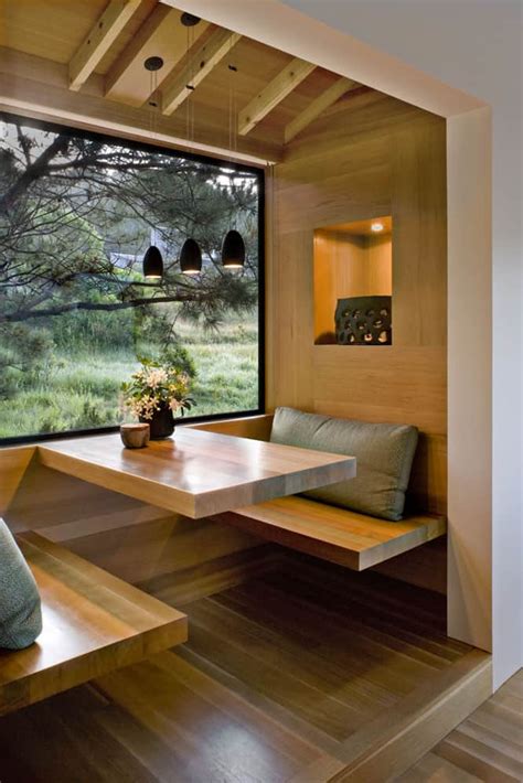 breakfast nook designs   modern kitchen  cozy dining
