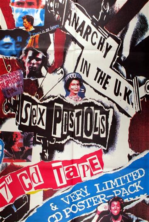 sex pistols anarchy in the uk promotional poster for the