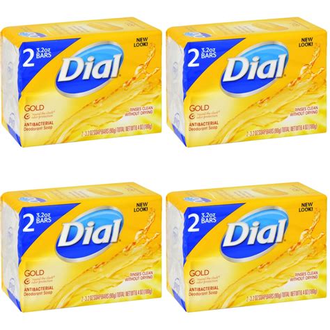 dial gold antibacterial deodorant bar soap  bars total  oz
