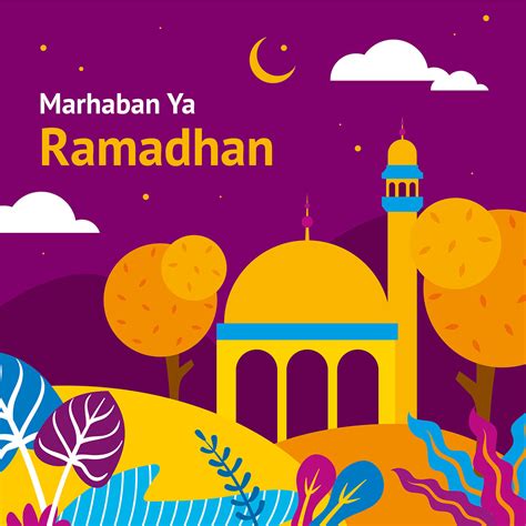 ramadhan background vector  vector art  vecteezy