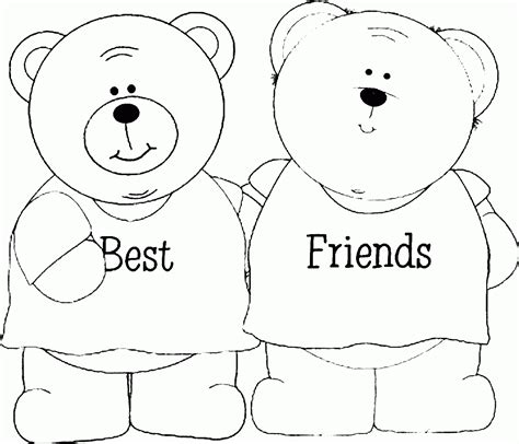 friendship day coloring pages coloring home