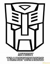 Transformers Autobot Logo Coloring Pages Printable Color sketch template
