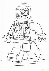 Lego Super Heroes Pages Spiderman Coloring Color Online Print sketch template