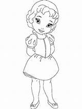 Princess Coloring Little Pages Color Printable Girl Girls Print Recommended Snorkeling Getdrawings Getcolorings sketch template