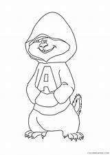 Coloring4free Alvin Chipmunks Coloring Pages Simon Seville Pocket Hand Chipettes sketch template