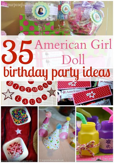 35 ideas for an american girl doll themed birthday party the