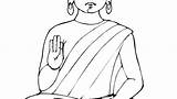 Coloring Pages Buddha Statue Printable Getcolorings Getdrawings Color Colorings sketch template