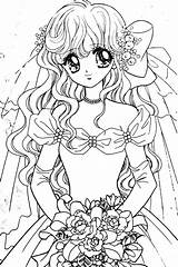 Coloring Pages Book Anime Princess Japanese Books Color Colouring Sakuya Tô Sách Màu Sheets Girls Printable Drawings Style Cute Choose sketch template