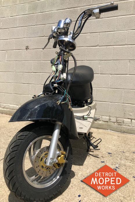cc chinese scooter project   sold detroit moped works