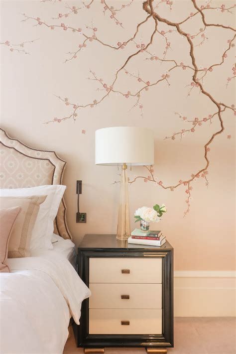 Diane Hill Cherry Blossom Mural Kensington Cherry Bedroom Cherry