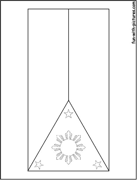 Philippine Flag Coloring Page Coloring Pages