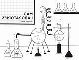 Coloring Lab Mad Laboratory Scientist Printable Science Pages Backdrop Paging Supermom Pagingsupermom Halloween Choose Board Boom Party sketch template