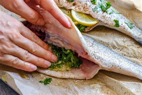 Whole Oven Baked Sea Bass Recipe Happy Foods Tube