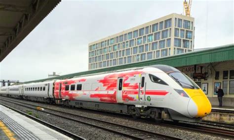 intercity express train completes maiden test journey  wales