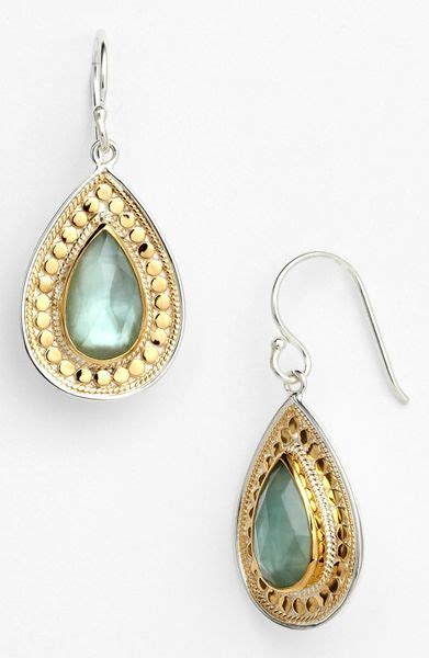 Anna Beck Gili Small Teardrop Earrings In Gold Gold