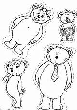 Coloring Family Bear Pages Animal Hellokids Bears Color Print Oro Ricitos Choose Animals Los Forest Osos Tres These They Will sketch template