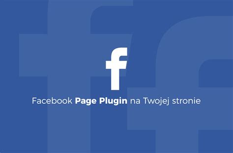 facebook page plugin na twojej stronie