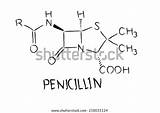 Penicillin Chemical sketch template