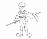 Coloring Pages Robin Nightwing Batman Printable Getdrawings Getcolorings sketch template