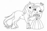 Colouring Printable Fairies Unicornio Unicorns Ausmalbilder Einhorn Prinzessin Colorir Ausmalen Princesa sketch template