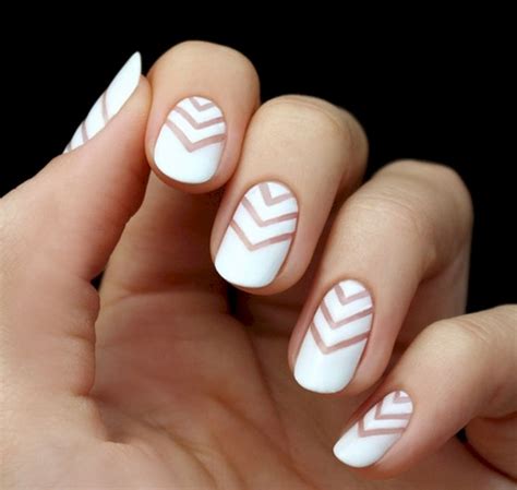 17 chevron nails will have you saying bye to boring nails